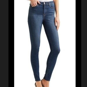 L’agence Womens Marguerite High Rise Skinny Jeans 28 Moonseed